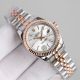 Rolex Datejust Oyster 28mm Silver Dial 178273 Rose Gold Watches