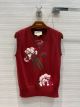 Gucci Vest - Floral intarsia wool vest Style  ‎663926 X1274 6412 ggxx336608041a