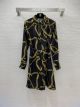 Versace Silk Dress - Chain Silk Shirt Dress vshd5228071422
