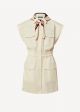 Louis Vuitton Blouse Dress - 1AAMFX MONOGRAM SCARF SAFARI SHIRT DRESS lvsd5239080322