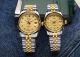 Rolex Datejust Couple Watches rxzy02521020c Silver Gold