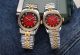 Rolex Datejust Couple Watches rxzy02530811e Silver Gold Red