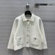 Dior Jacket - CROPPED JACKET White Technical Mesh Reference: 244V53AM512_X0200 diorxx5019070122a