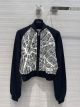 Dior Jacket - BOMBER JACKET White and black mesh with Plan de Paris motif No .: 324V50AM505_X0930 diorxx6428050323