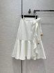 Louis Vuitton Skirt - 1AA9X9 MONOGRAM RELIEF FLOUNCE WRAP SKIRT lvyg5053063022