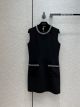 Louis Vuitton Dress - 1A9XMH RHINESTONE TRIM MINI DRESS lvyg5065070422
