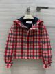 Dior Hooded Jacket - HOODED BLOUSON Red, Black and White Check'n'Dior Cotton and Wool Reference: 151C36A3420_X3804 diorxx337908051