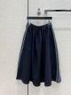 Dior Denim Skirt - DENIM COUTURE MID-LENGTH SKIRT Deep Blue Lightweight Cotton Denim Reference: 222J16A3517_X5651 dioryg4252030822