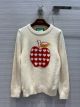 Gucci Wool Sweater - China Exclusive Heart Apple Pattern Cotton and Wool Blend Sweater Style number 664362 XKBYY 4684 ggyg333508011 ggxx338408071