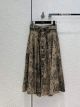 Dior Skirt - Hazelnut Cotton Voile with Toile de Jouy dioryg5269080722