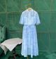 Dior Dress - MID-LENGTH DRESS Cornflower Blue Toile de Jouy Cotton Muslin Reference: 211R55A3802_X0857 diorsd4262030822a