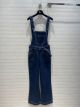 Dior Denim Jumpsuit - FLARED OVERALLS WITH BELT Deep Blue Cotton Denim Reference: 222E08S3524_X5651 diorxx4633050322