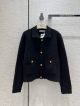 Dior Jacket - CROPPED JACKET Black Wool Knit Reference: 314V53AM202_X9000 dioryg5903110622
