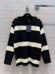 Louis Vuitton Wool Sweater - 1A92EW  NAUTICAL SHOULDER DETAIL STRIPED SWEATER lvxx340908111