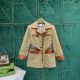 Gucci Coat - GG canvas jacket with webbing belt Style  ‎682302 Z8AWR 2184 ggsd5308080422