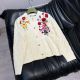 Gucci Cardigan - Gucci Lovelight embroidered cotton cardigan Style  ‎707732 XKCKP 9088 ggsd5309080422