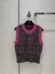 Chanel Knitted Top - Cashmere & Wool Dark Gray & Pink Ref.  P73893 K10594 NL094 ccyg5699100822