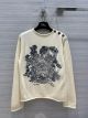 Dior Cashmere Sweater - EMBROIDERED SWEATER Reference: 214S22AM001_X0815 diorxx381011111a