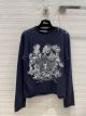 Dior Cashmere Sweater - EMBROIDERED SWEATER Reference: 214S22AM001_X0815 diorxx381011111b