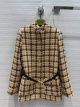 Gucci Jacket - Lurex checked tweed jacket with belt Style  ‎664243 Z8AQ3 5307 ggxx394312111