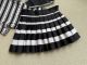 Chanel Silk Skirt - Embroidered Faille Silk Black & White Ref.  P73980 V64386 94305 ccst6406031323