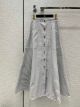 Chanel Skirt - Cotton Poplin Grey & Black Ref.  P72564 V64384 MB103 ccyg4489041222