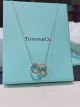 Tiffany n Co. Necklace - Tiffany 1837® Interlocking Circles Pendant in Silver and Rubedo® Metal tifjw264806041-hj