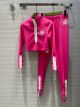 Gucci Sport Suit / Yoga Suit - Sparkling jersey zip-up top Style ‎688615 XJD6D 5826 ggxx5492091422a