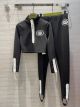 Gucci Sport Suit / Yoga Suit - Sparkling jersey zip-up top Style ‎688615 XJD6D 1070 ggxx5492091422b