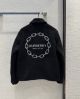 Burberry Jacket - Embroidered Chain Motif Fleece Jacket Item 80632661 buryg6080121022