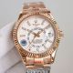 Rolex Sky-Dweller m326935-0005 42mm White Dial Rose Gold Watches