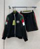 Gucci Sport Suit Unisex - neoprene zip-up jacket with webbing Style number 698448 XJEEP 1152 ggyg5502090822