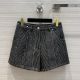 Louis Vuitton Short Pant - 1A9AWX  METALLIC STRIPE SHORTS lvxx369110161