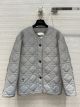 Dior Jacket - MACROCANNAGE PEACOAT Gray Quilted Reflective Technical Taffeta Reference: 247C26A2757_X0998 diorxx5538091722