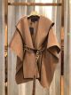 Louis Vuitton Hooded Wrap Cape Coat - 1A844F  CAPE COAT WITH HOOD AND BELT lvmm169701181-yg