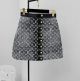 Louis Vuitton Denim Skirt - MONOGRAM JACQUARD DENIM A-LINE SKIRT lvst6533041323