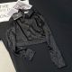 Fendi Silk Blouse - Black silk shirt Code: FS7994AJ0ZF0GME fdxm7441071823