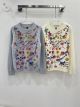 Dior Cashmere Sweater - EMBROIDERED SWEATER White cashmere with a multicolored Florilegio motif in red ID : 354S57AM161_X0834 diorxm7443071823