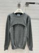 Prada Sweater - Cashmere and wool sweater with top code: 20114_12CW_F0480_S_231 prxx5949111122