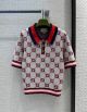 Gucci Knitted Polo Shirt - GG cotton jacquard polo shirt ggst6546041723
