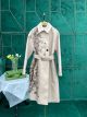 Dior Trench Coat - TRENCH COAT Beige Cotton Gabardine with Dior Jardin d'Hiver Motif Reference: 257M56A3961_X1810 diorsd5586091522