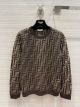 Fendi Knitted Shirt - Long Sleeves See-through fdxx4779051922