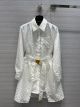 Louis Vuitton Blouse Dress - 1AA9XH MONOGRAM RELIEF TROMPE L’OEIL SHIRT DRESS lvxx4985062222