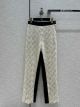 Chanel Sequin Pant - TROUSERS Crepe & sequins Ecru, White & Black Ref.  P73156 V64539 NI727 ccyg5612092022