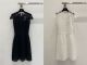 Dior Dress - SHORT FLARED DRESS Black cotton-jersey cut-out effect No .: 314R16AM721_X9000 diorst6594041923
