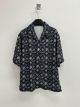 Louis Vuitton Silk Blouse Unisex - 1ABJLV Monogram Silk Short-Sleeved Shirt lvst6800051923