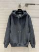 Dior Hoodie Unisex - DIOR OBLIQUE HOODIE, LOOSE FIT Navy terry jacquard No .: 113J631A0684_C540 diorxx5360082122a