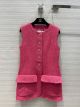 Chanel Vest - Cotton Tweed Dark Pink Ref.  P72576 V64359 NH551 ccxx4788052222