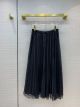 Dior Skirt - DIORAMOUR MID-LENGTH PLEATED SKIRT Reference: 151J56A8959_X3250 dioryg328407241b