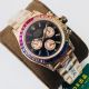 Rolex Daytona Rainbow Watches rxbf02191025e Rose Gold